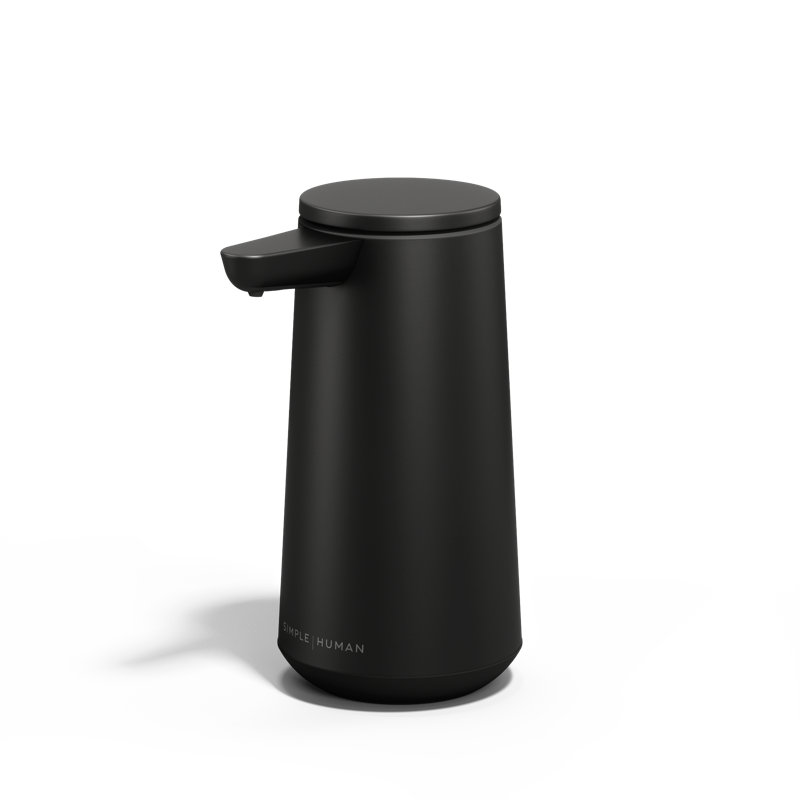 sensor pump foam, matte black steel, Matte Black