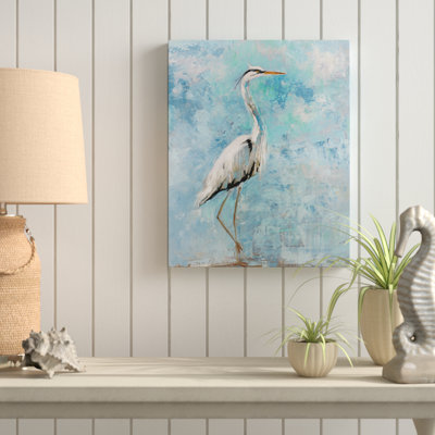 " Hazy Morning Heron "