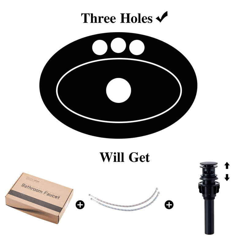 Single-handle Bathroom Faucet with Drain Assembly, Oil Rubbed Bronze