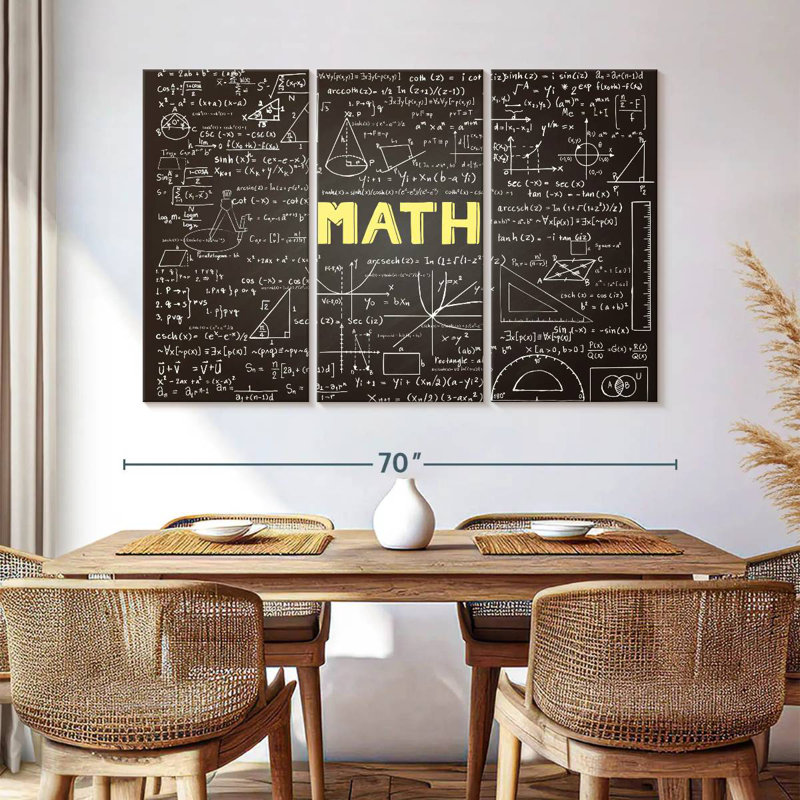 Keiri Math Chalkboard, 42" H x 65" W