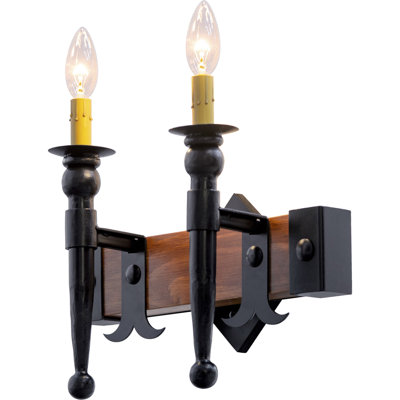 Huntington 2 - Light Candle Wall Light
