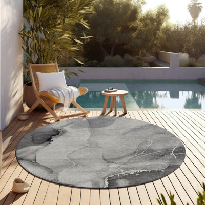 Altair Washable Abstract Indoor / Outdoor Rug