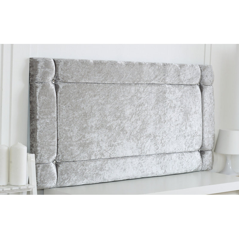 Upholstered Headboard, Silver, Single (3')
