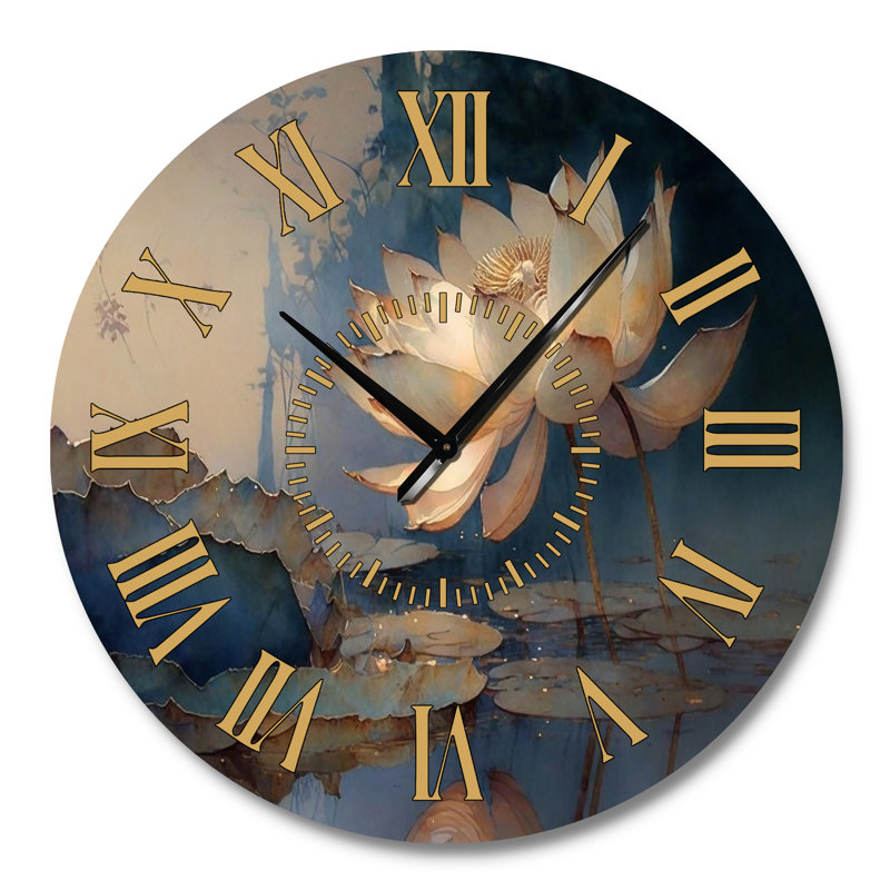 Horloge murale Lotus, Grand