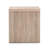 Marqueis 1-Drawer/Shelf Nightstand in Two-Tone Oak and Grey Wood, 16.82'' H X 15.59'' W X 15.59'' D