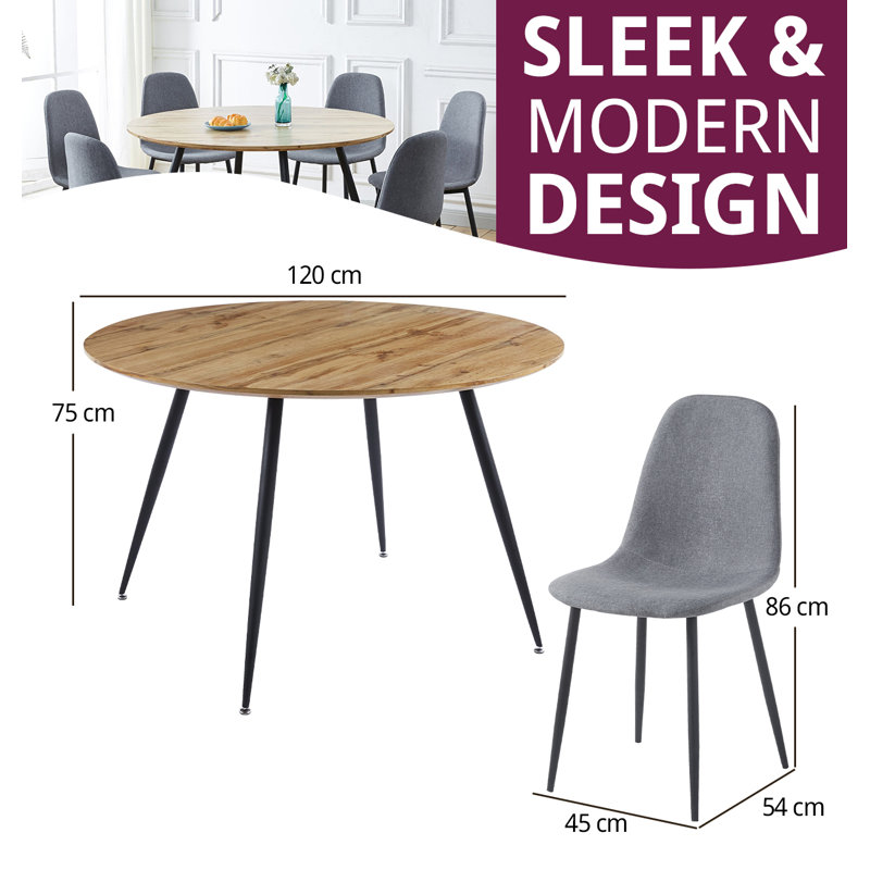 Antigua 6 - Person Dining Set
