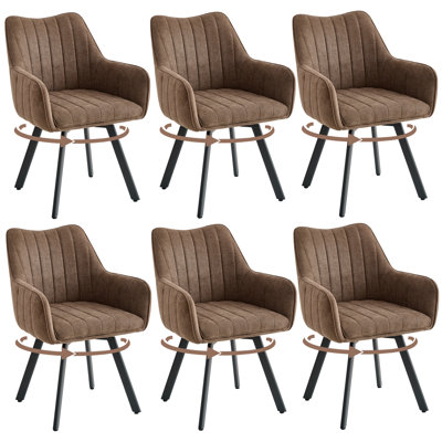 Upholstered Linen Blend Armchair