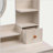 Stylish Vanity Table + Cushioned Stool,Touch Control LED Mirror,Large Capacity Storage Cabinet, 5 Drawers,Fashionable Makeup Furniture