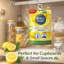 Hanging Moisture Absorber Dehumidifier Fresh Linen Lemon Wardrobe Damp Mould Condensation Remover Closet Storage (Pack Of 3)