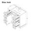 Meuble-lavabo 36 po