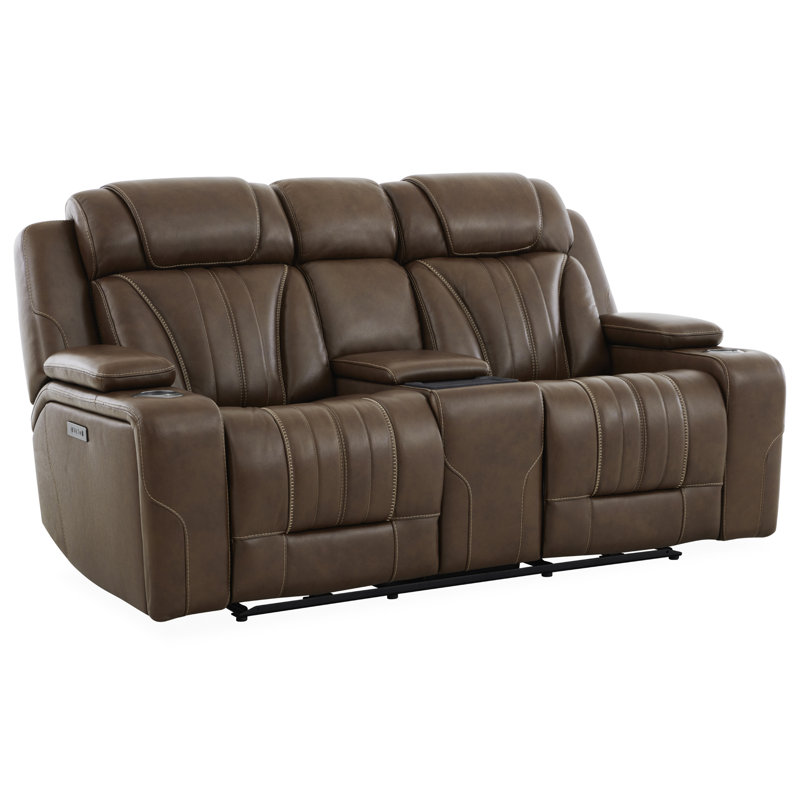 Whitnie Zero Gravity Power Loveseat w/ Console & Bluetooth Speakers