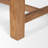 Nonnie Rectangular Natural Brown Wood Dining Table-99238330