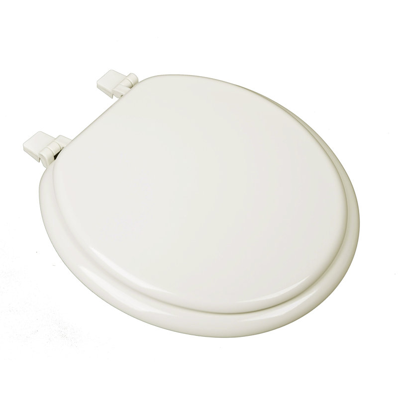 Siège de toilette rond en bois moulé de qualité standard, Lin
