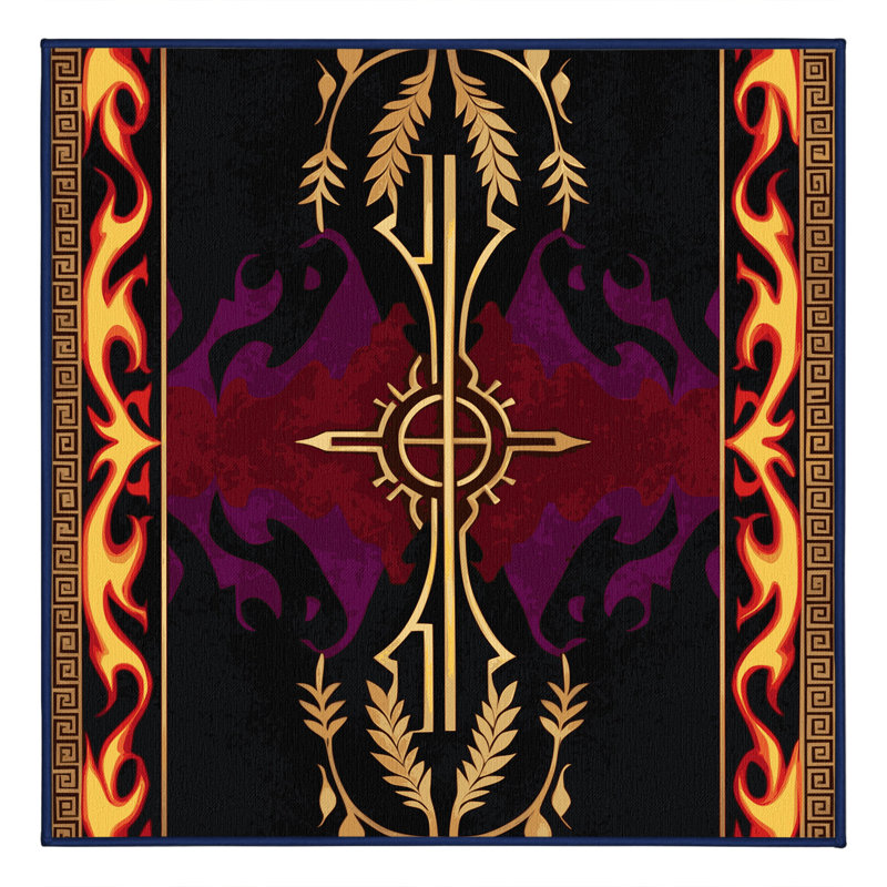 Baroque Serenade Rug, Square 8'