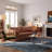Bismarck 82'' Full-Grain Genuine Italian Leather Sleeper Sofa-97802284