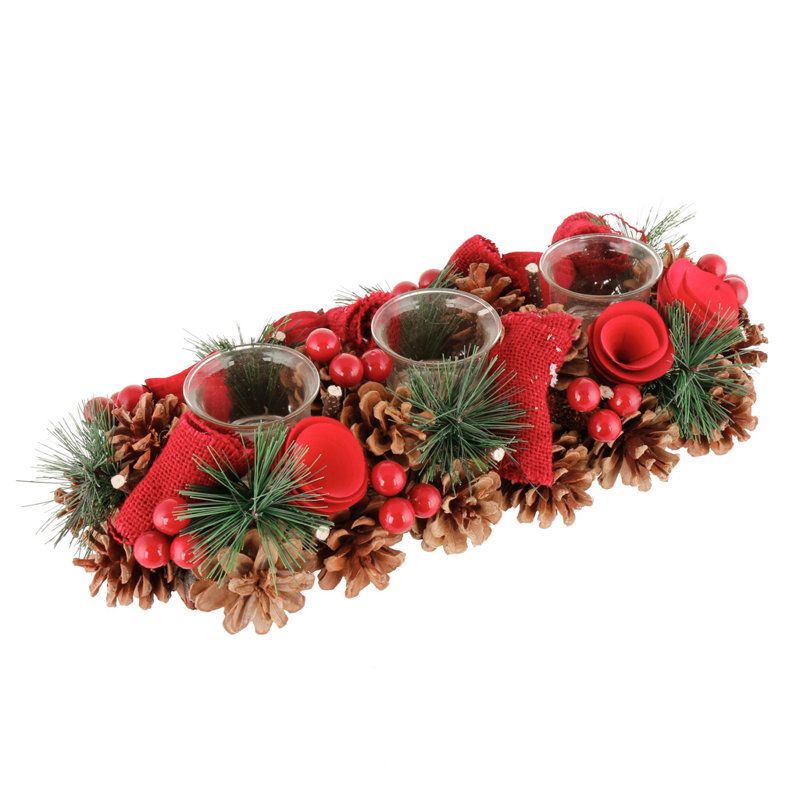 Wood Tabletop Tealight Holder