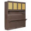 Lit escamotable avec armoire supérieure, lit pliable peu encombrant avec éclairage intégré et charge USB-2106252052