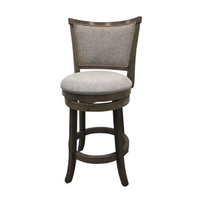 Fridtjov Upholstered Swivel Seat Barstool - Set of 2 by Red Barrel Studio