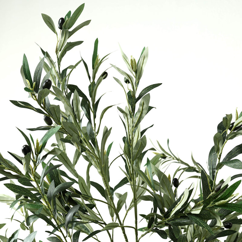 Amalfi 98" Artificial Olive Tree with Thousands of Realistic Leaves
