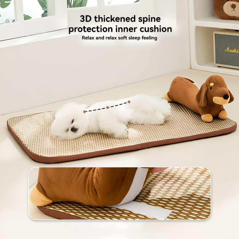 Sleep Mat With Anti Slip Bottom Design To Prevent Pets From Shifting During Use, 1.18"H x 15.75"W x 21.65"D