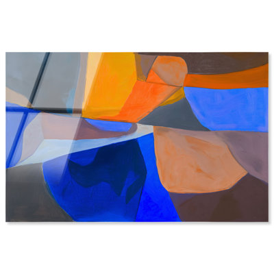 Patchwork Dream III High-Gloss Frameless Acrylic Glass Wall Art Abstract Print by Oliver Gal, Ready to Hang, 15 x 10