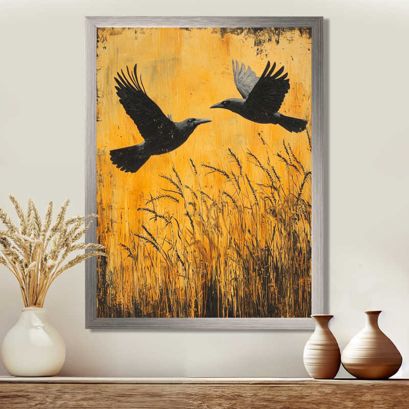 Lillis - animaux, reproduction d'art sur toile, H 20 po x l 12 po, Picture Framed, Argent argent
