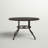 La Jolla Round Outdoor Dining Table Umbrella Hole , 48 " W 48 " D