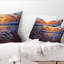 Coussins de mer rugissant de mer au cours d’un coussin lombaire coucher de mer
