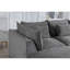 Canapés d'angle modulaires modernes, tissu gaufré en coton de 129,8 pouces, 4 places et 2 poufs