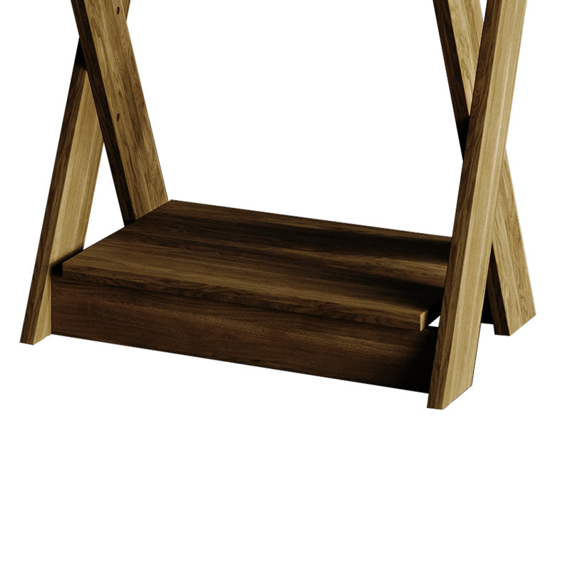 Emporia 3 Piece Coffee Table Set, Brown