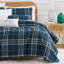 Ensemble de courtepointe en microfibre à motif écossais Vilano par Southshore Fine Linens-87724245-87724244