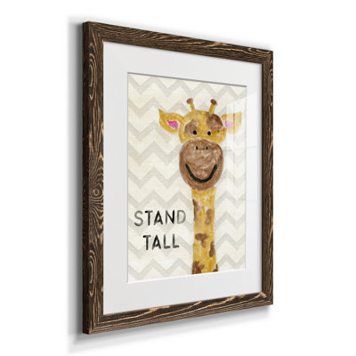 Safari Stand Tall - Reproduction d'art sur papier encadré