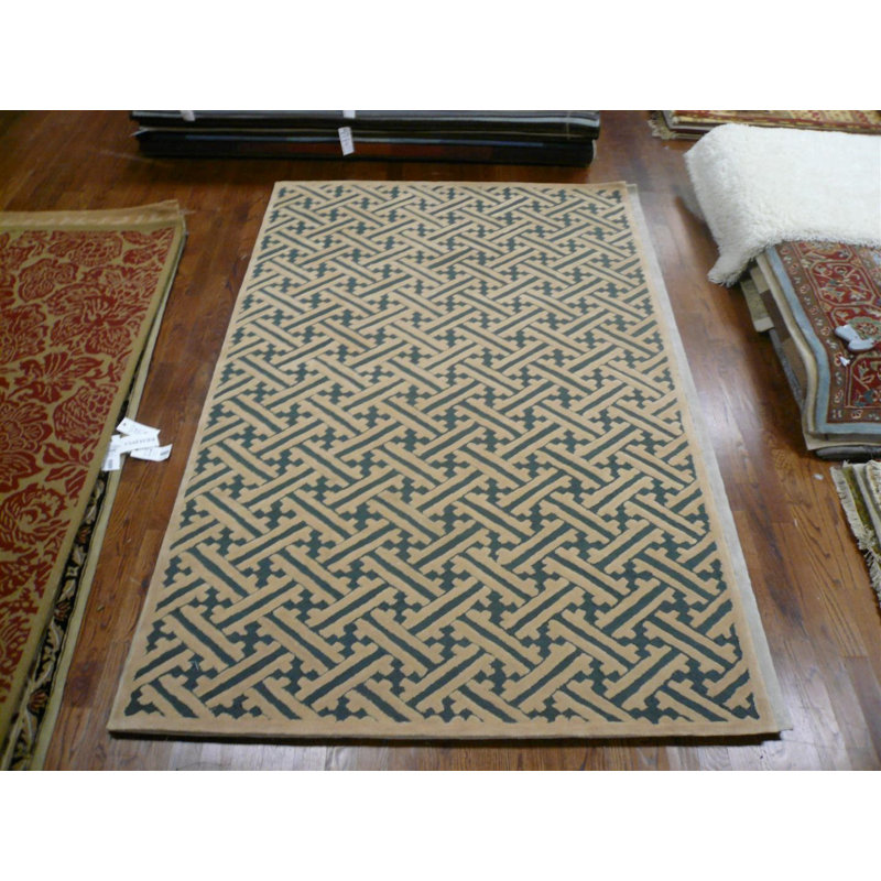 Geistown Hand Hooked Performance Geometric Rug