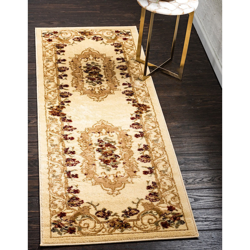 Tapis ivoire Gangemi, Tapis de couloir 2 pi 2 po x 6 pi