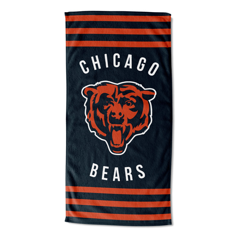 Cotton Blend Lightweight Beach Towel, Chicago Bears