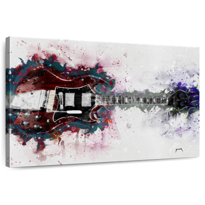Abarca Angus Young's Guitar Caricature