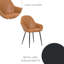 Chaise avec accoudoirs rembourrée Harrelson-837694460