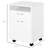 Mobile Printer Cabinet In White, With Drawer And Cabinet, Compact, Fits Under Desks White Office , Offers Ample Storage, Desk Space
