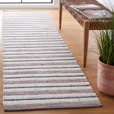 Borghi Montauk Flat Weave Cotton Striped Rug