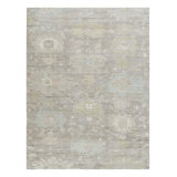Rug & Kilim’S Oushak Style Rug In Beige And Green With Floral Patterns