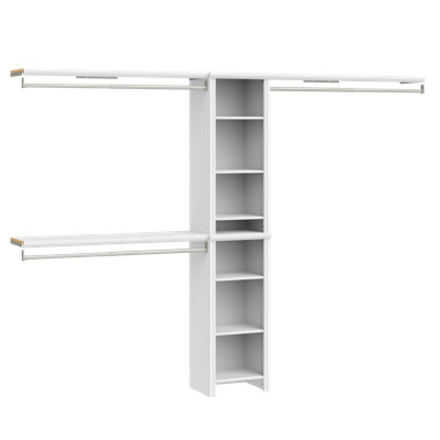 Impressions 16" Closet Tower With Top Shelves