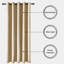 100 % Polyester Blackout Eyelet Synthetic Room Darkening Thermal Curtain (Set of 2)-649955955-649955944