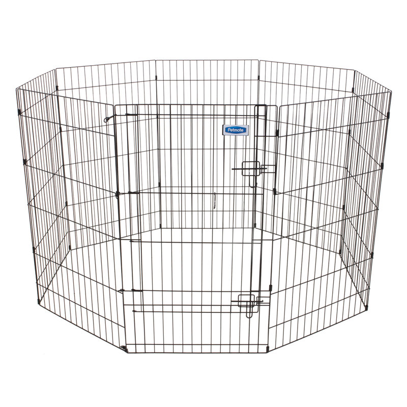 Panel Metal Exercise Pen With Door, Large (42" H x 24" W)