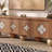 Wind light luxury solid wood TV cabinet-107127058