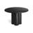 4 Quarter Round Solid Wood Dining Table-90927614-90927615