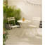 Laster Garden Dining Table Set With 2 Matching Dining Chairs - Patio Bistro Set for Modern Garden-605404745