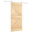 Porte coulissante avec quincaillerie Vidaxl-112703745-112703747