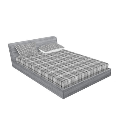 Microfiber Checkered Sheet Set