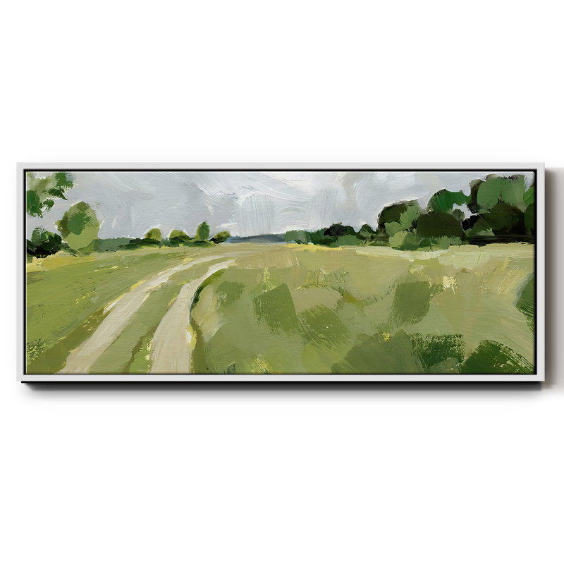 Meadow Trail I - Framed Canvas