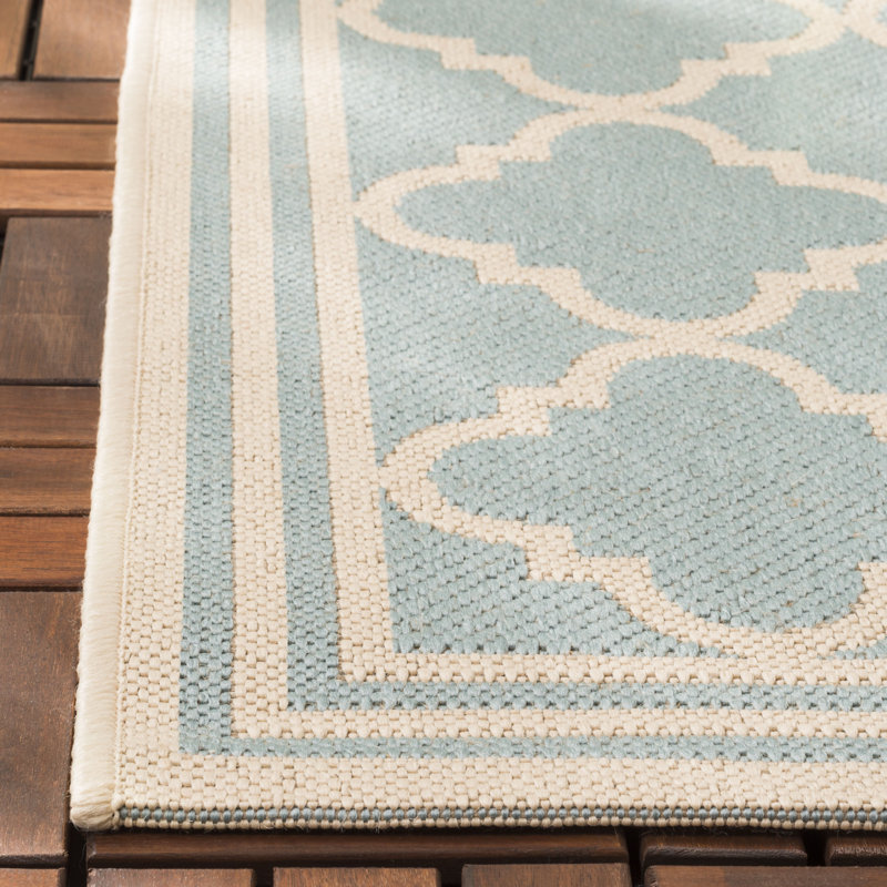 Adler Performance Geometric Indoor/Outdoor Area Rug, Runner 2'2" x 8'